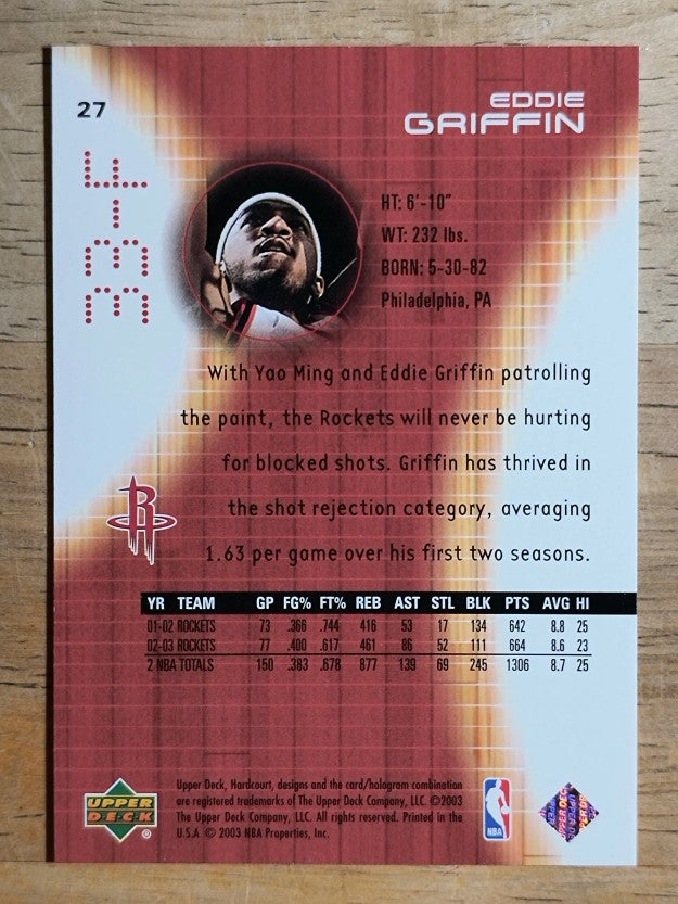 2003-04 Upper Deck Hardcourt #27 Eddie Griffin
