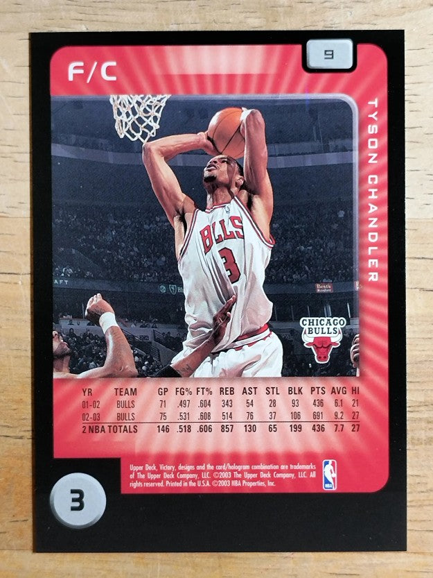2003-04 Upper Deck Victory #9 Tyson Chandler