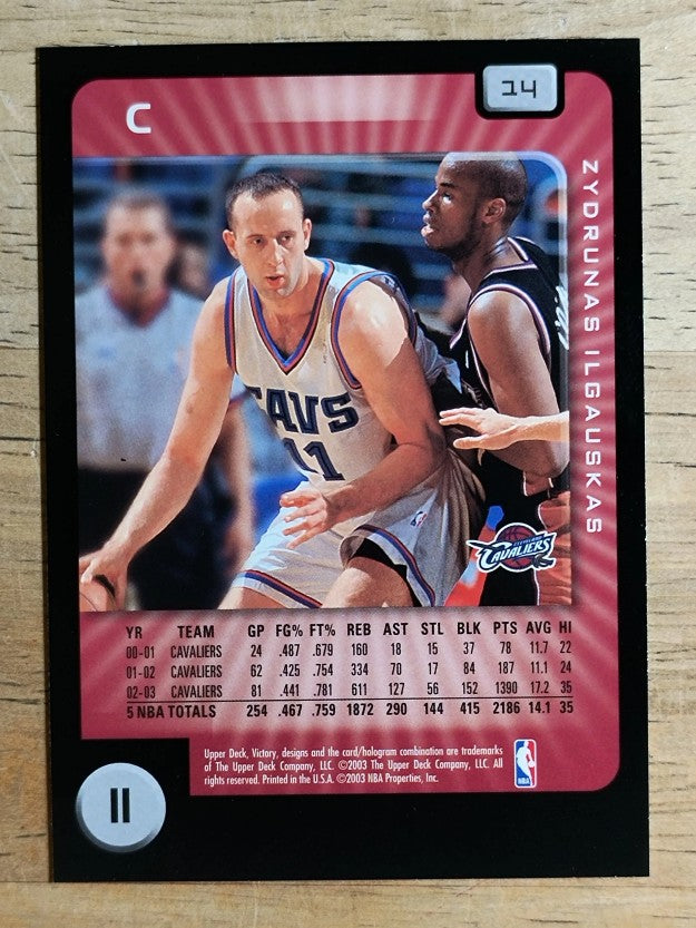 2003-04 Upper Deck Victory #14 Zydrunas Ilgauskas