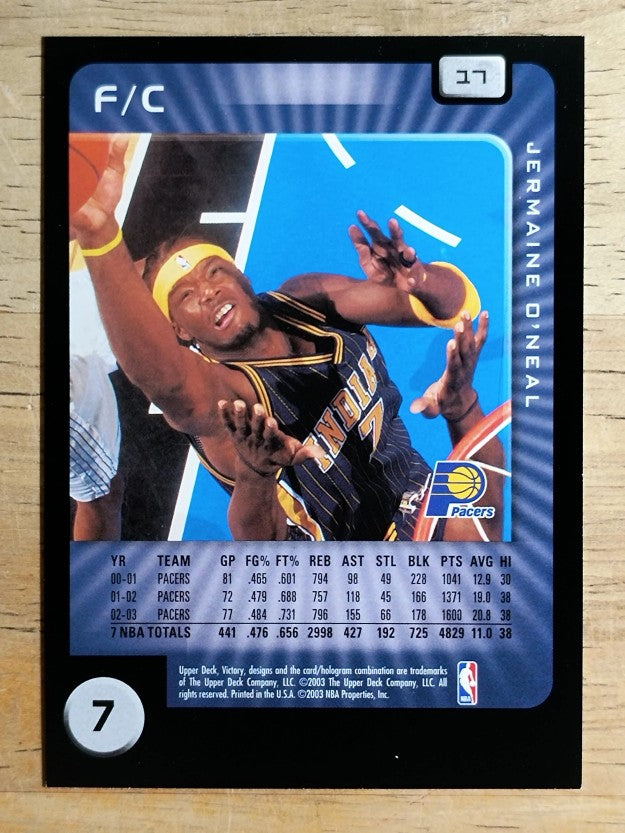 2003-04 Upper Deck Victory #17B Jermaine O'Neal