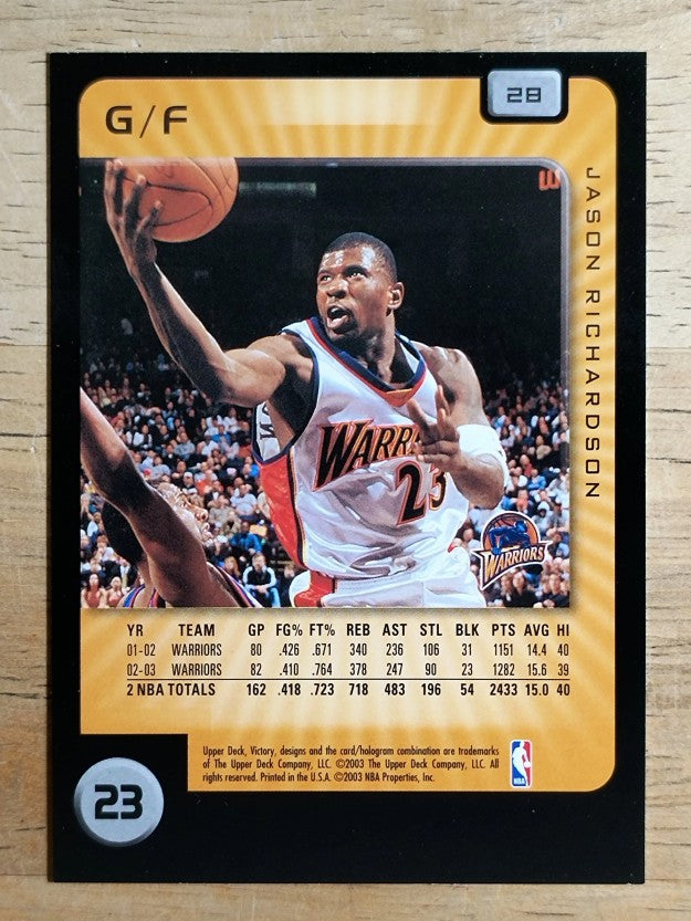 2003-04 Upper Deck Victory #28 Jason Richardson
