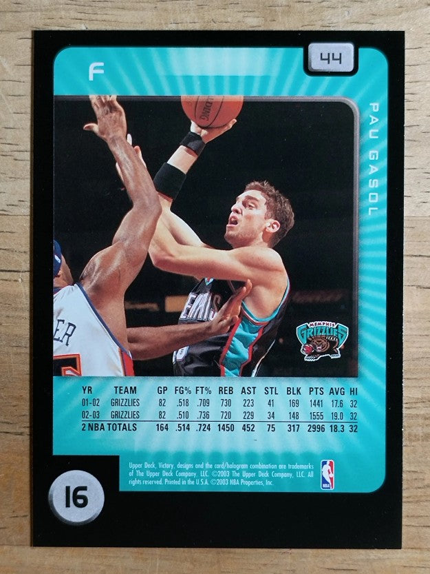 2003-04 Upper Deck Victory #44 Pau Gasol