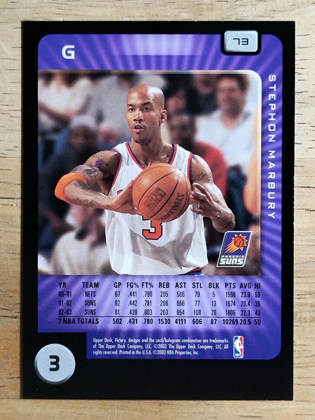 2003-04 Upper Deck Victory #73 Stephon Marbury