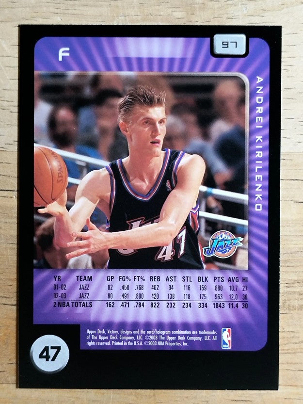 2003-04 Upper Deck Victory #97 Andrei Kirilenko