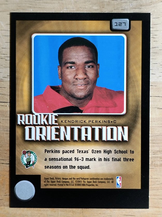 2003-04 Upper Deck Victory #127 Kendrick Perkins RC