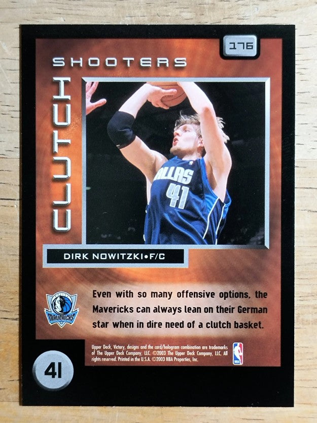 2003-04 Upper Deck Victory #176 Dirk Nowitzki CS