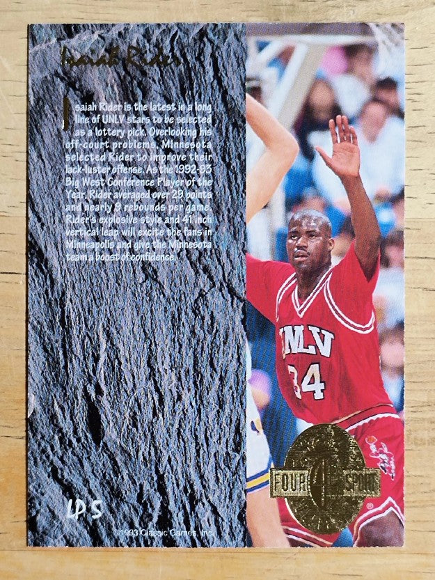 1993 Classic Four Sport LPs #LP5 Isaiah Rider