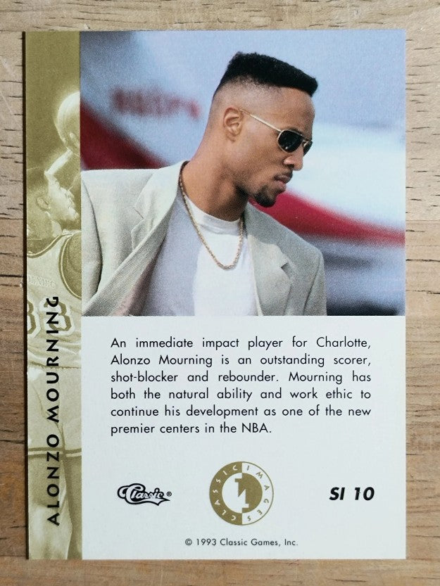 1993-94 Images Four Sport Sudden Impact #SI10 Alonzo Mourning