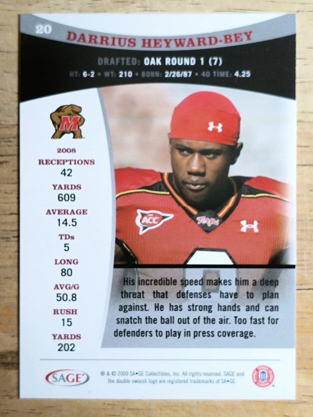 2009 SAGE #20 Darrius Heyward-Bey