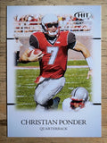2011 SAGE HIT #47 Christian Ponder Art