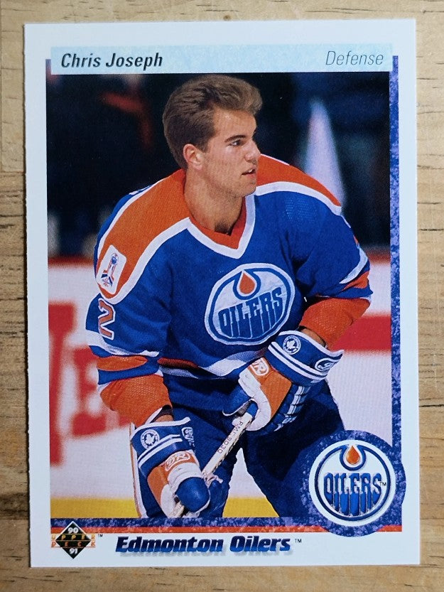 1990-91 Upper Deck #323 Chris Joseph RC
