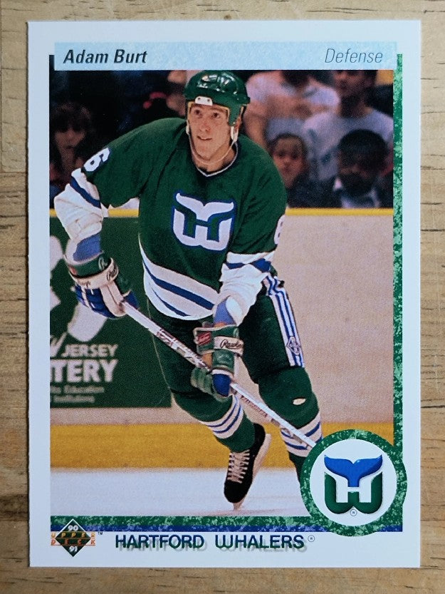 1990-91 Upper Deck #324 Adam Burt RC