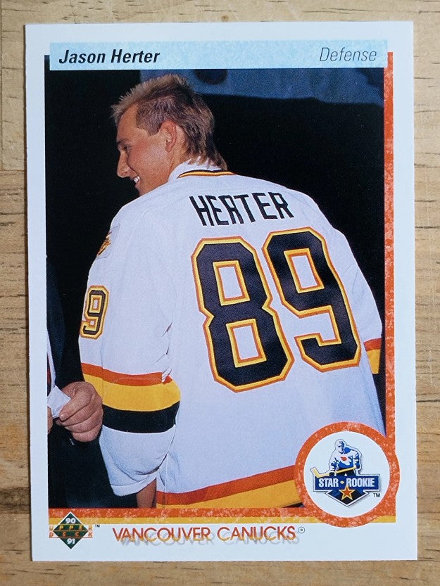 1990-91 Upper Deck #325 Jason Herter RC
