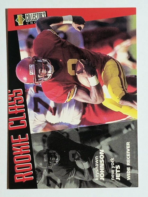 1996 Collector's Choice #1 Keyshawn Johnson RC