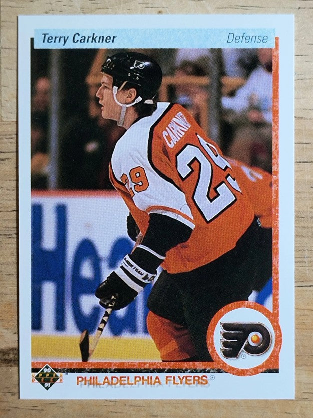1990-91 Upper Deck #398 Terry Carkner