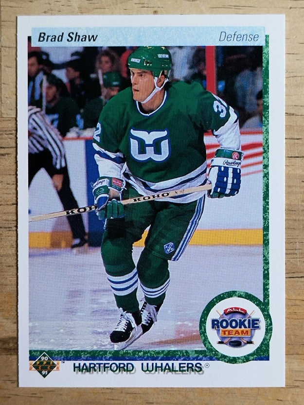 1990-91 Upper Deck #327 Brad Shaw ART