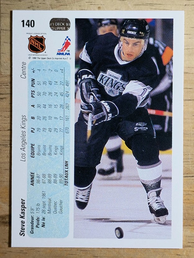 1990-91 Upper Deck French #140 Steve Kasper