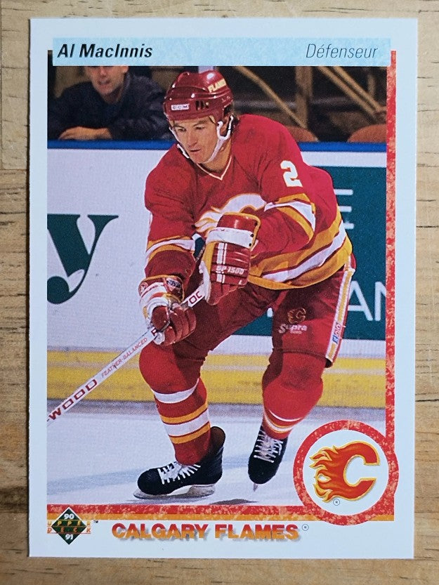 1990-91 Upper Deck French #143 Al MacInnis