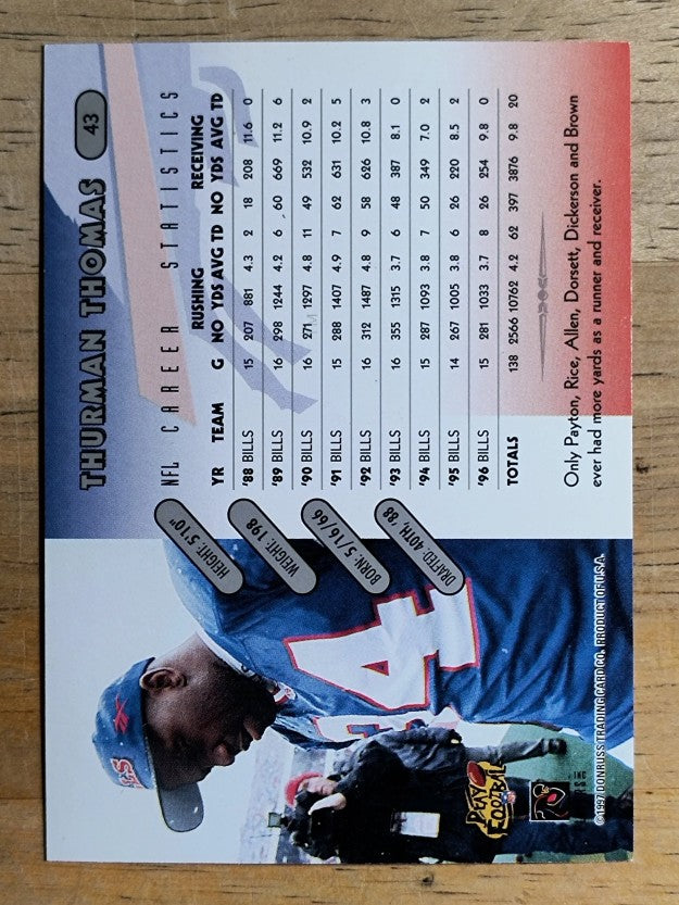 1997 Donruss #43 Thurman Thomas