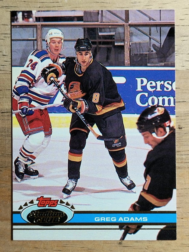 1991-92 Stadium Club #52 Greg Adams