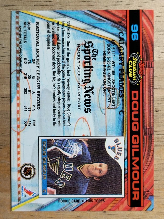 1991-92 Stadium Club #96 Doug Gilmour