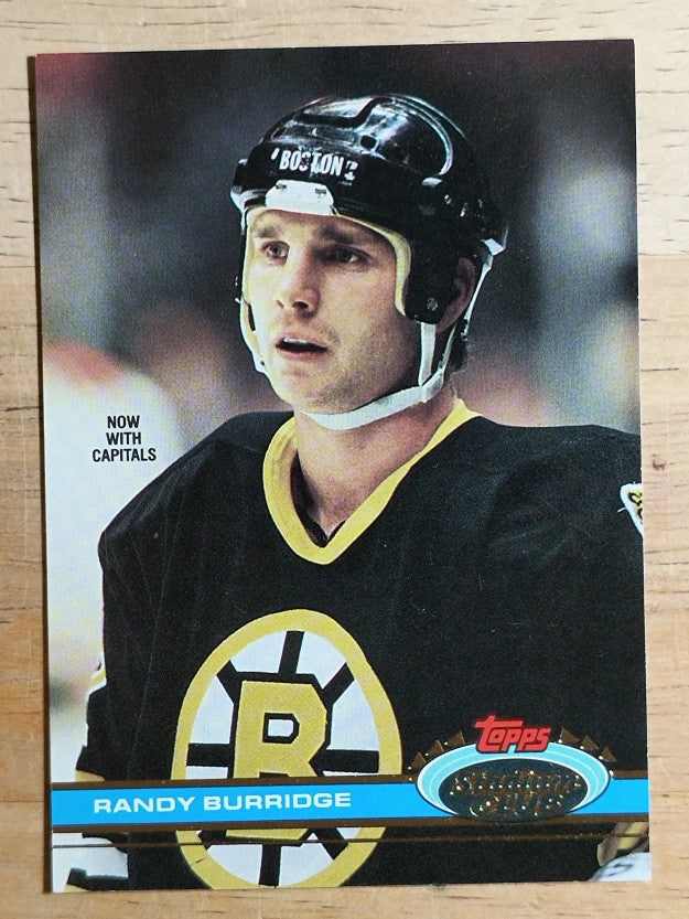 1991-92 Stadium Club #119 Randy Burridge