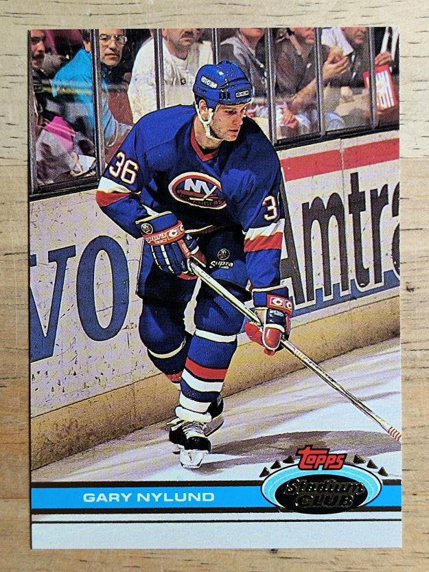 1991-92 Stadium Club #163 Gary Nylund