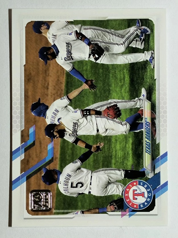 2021 Topps #283 Texas Rangers TC