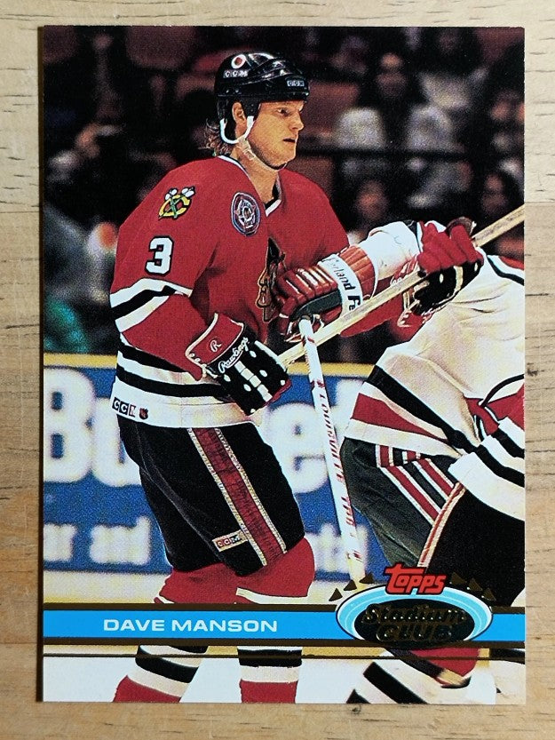 1991-92 Stadium Club #308 Dave Manson