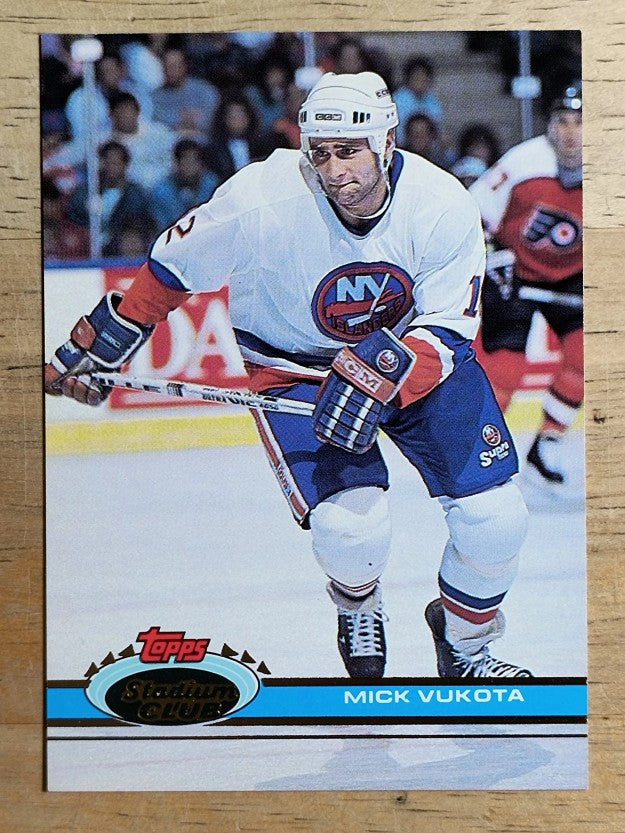 1991-92 Stadium Club #309 Mick Vukota