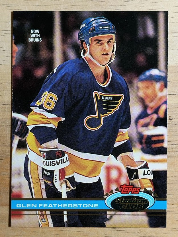 1991-92 Stadium Club #319 Glen Featherstone