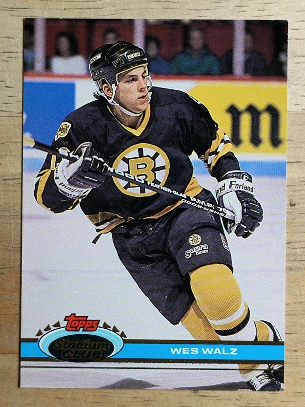 1991-92 Stadium Club #325 Wes Walz