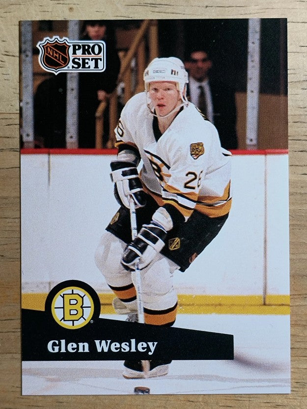 1991-92 Pro Set French #1 Glen Wesley
