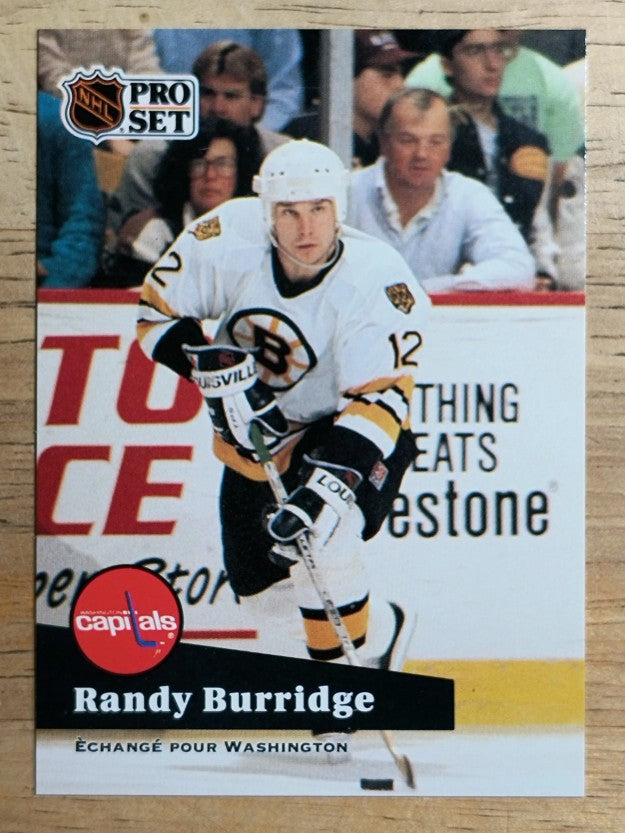 1991-92 Pro Set French #4 Randy Burridge