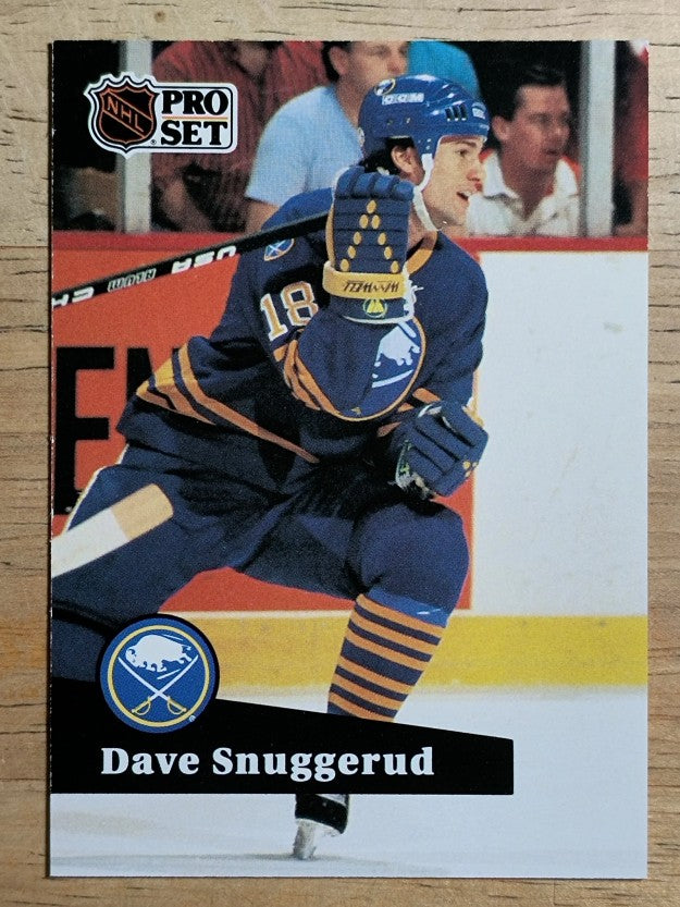 1991-92 Pro Set French #18 Dave Snuggerud