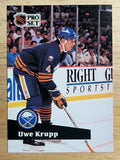 1991-92 Pro Set French #20 Uwe Krupp