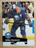 1991-92 Pro Set French #25 Mike Ramsey