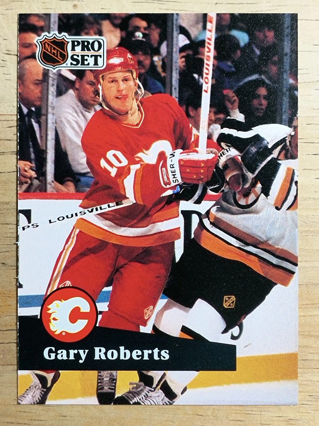 1991-92 Pro Set French #30 Gary Roberts