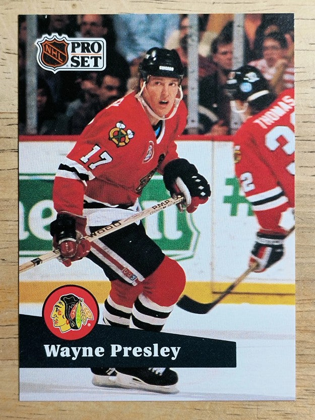 1991-92 Pro Set French #44 Wayne Presley