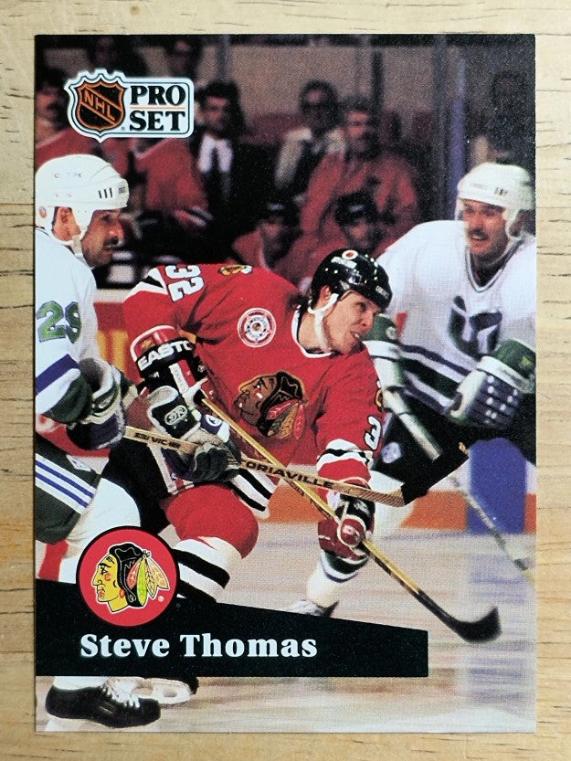 1991-92 Pro Set French #45 Steve Thomas
