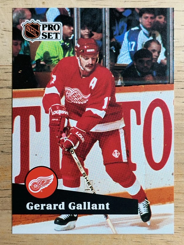 1991-92 Pro Set French #63 Gerard Gallant