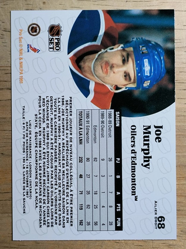 1991-92 Pro Set French #68 Joe Murphy