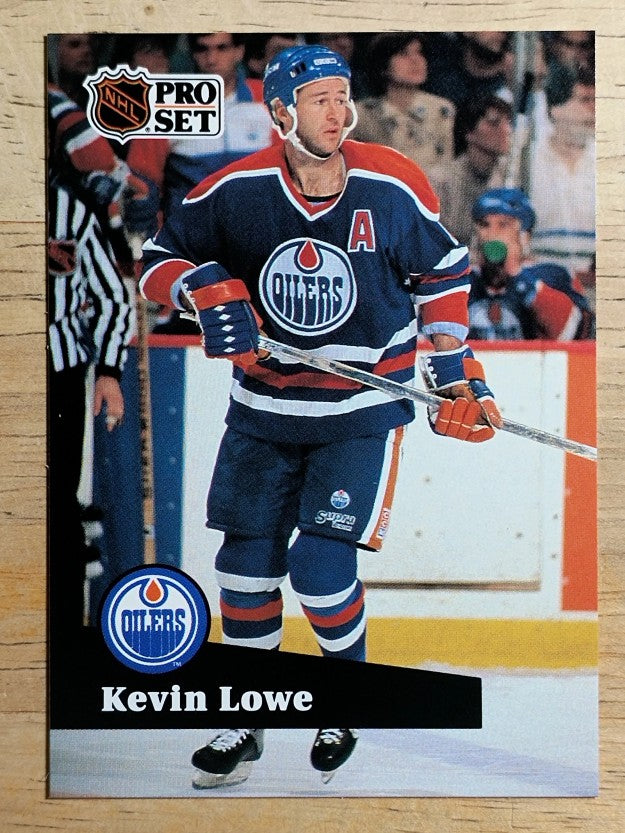 1991-92 Pro Set French #76 Kevin Lowe