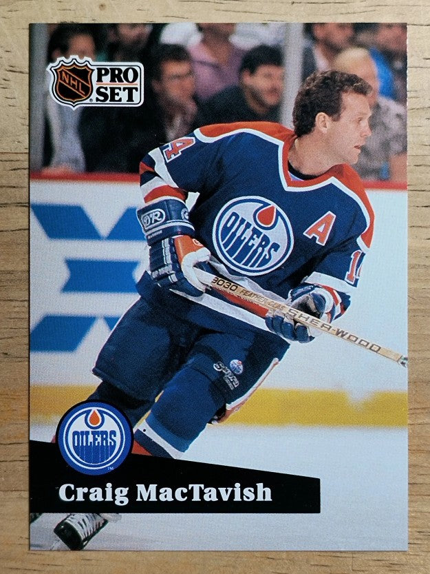 1991-92 Pro Set French #77 Craig MacTavish