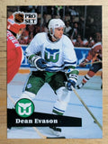 1991-92 Pro Set French #84 Dean Evason