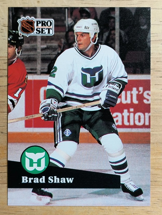 1991-92 Pro Set French #87 Brad Shaw