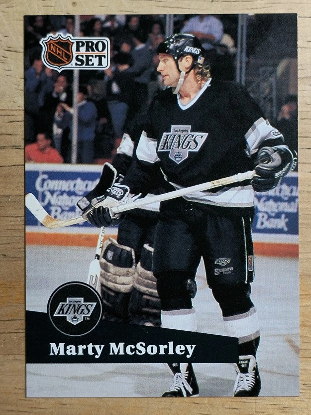 1991-92 Pro Set French #100 Marty McSorley