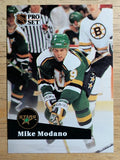 1991-92 Pro Set French #105 Mike Modano