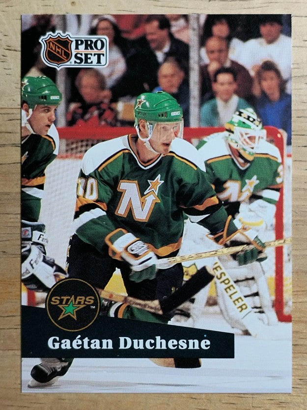 1991-92 Pro Set French #110 Gaetan Duchesne