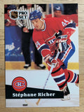 1991-92 Pro Set French #122 Stephane Richer